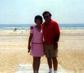 Mom & Dad at the beach.