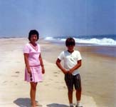 Mom & Rob on the beach