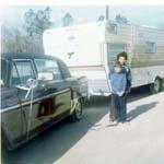 Camping - towing the Terry Trailer